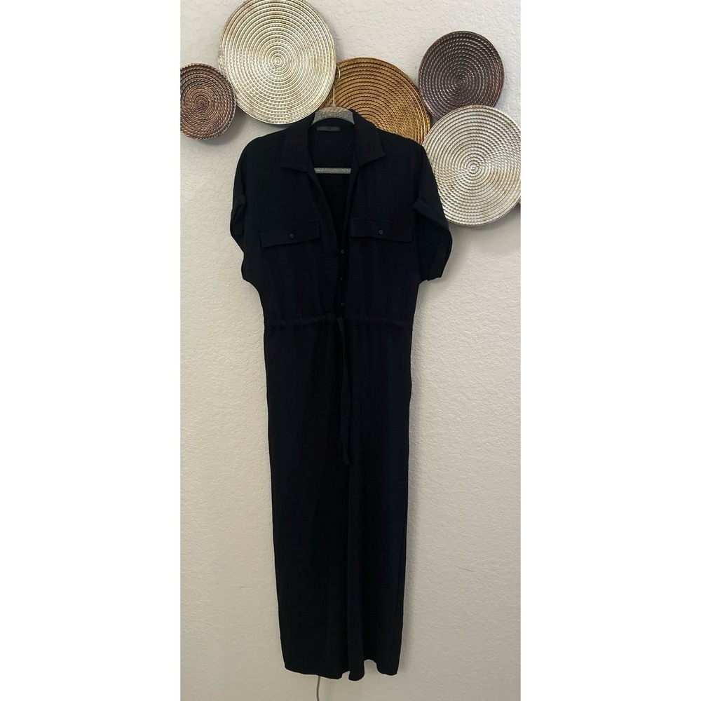 Zara black pants jumpsuit size Small